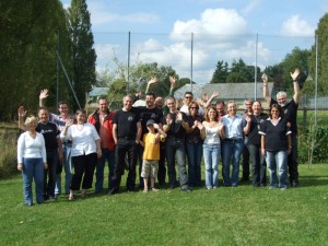 Tous les participants et nos gentils hôtes à Meillac